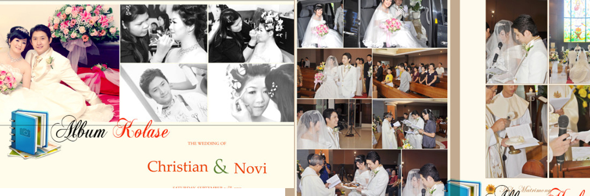 Foto Album Kolase Wedding (Pernikahan) 03