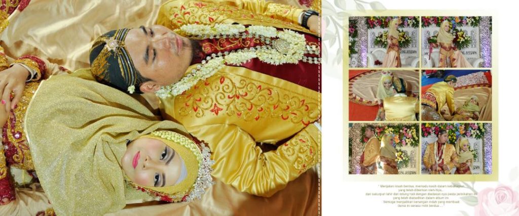 Desain dan Hasil Cetak Album Kolase Ukuran 25x30 (10R)