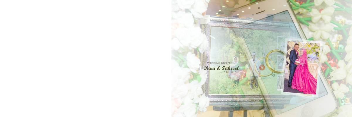 Desain Album Kolase Wedding Reception