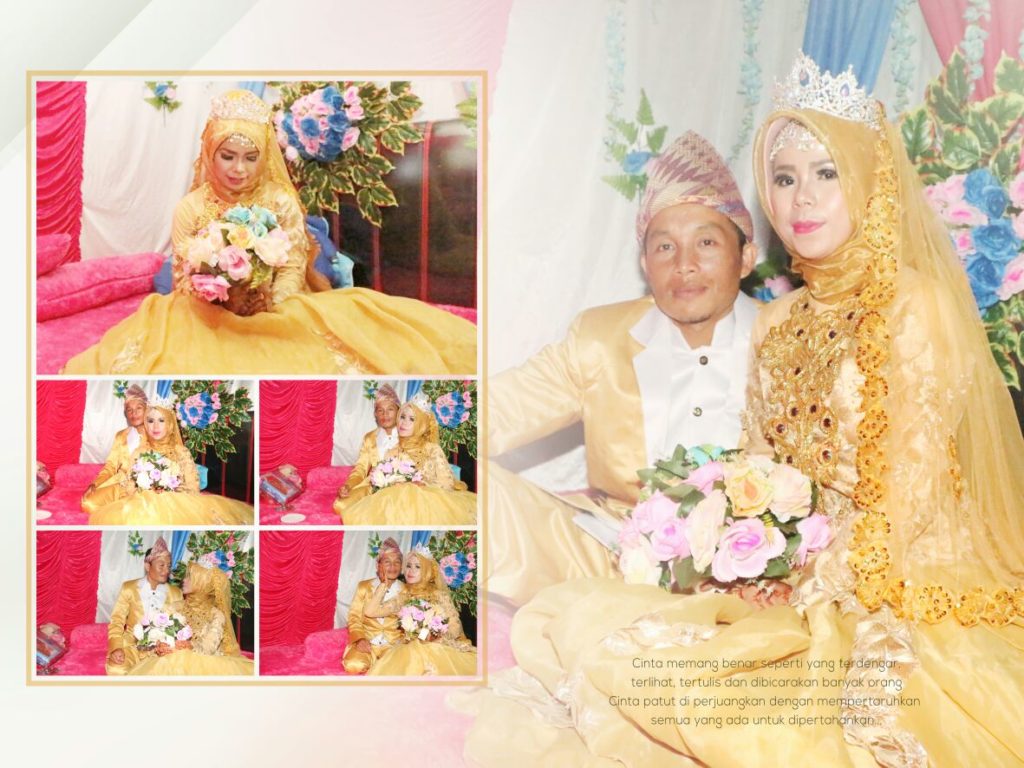 Contoh Album Kolase Wedding Portrait