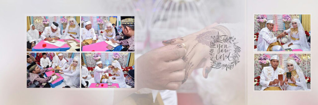 Desain Album Kolase Wedding Landscape