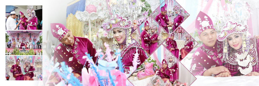 Desain Album Kolase Wedding Landscape